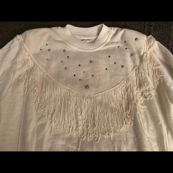 Predictions Sweaters - Fun, Cowgirl Motif Sweatshirt by Predictions